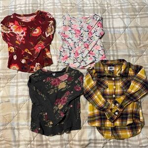 Girls Old Navy long sleeves bundle